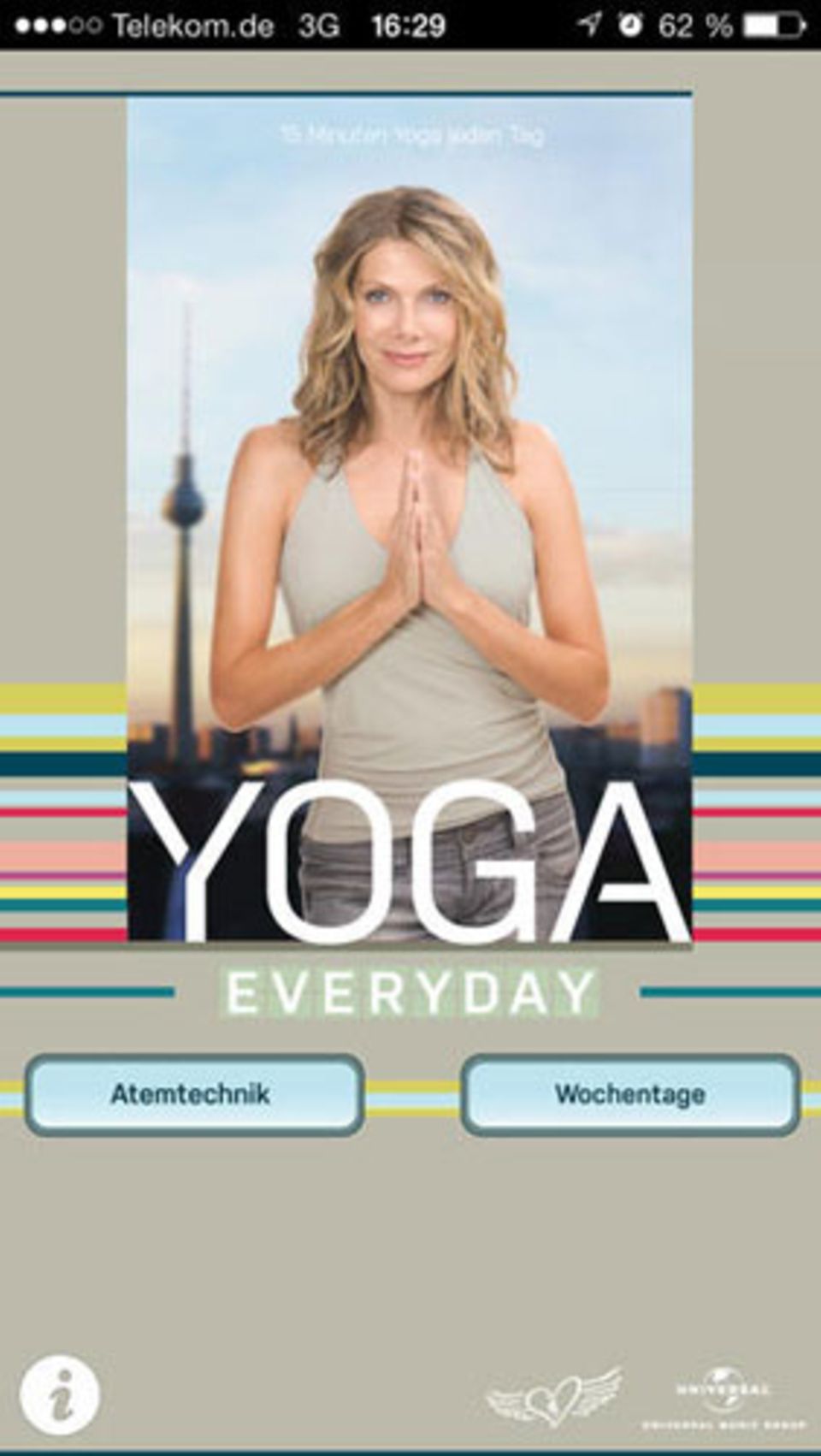 Ursula Karven, Yoga Everyday: Fitness-App für Yoga