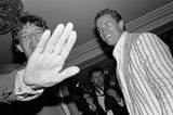 Jean Pigozzi stieß auf Gegenwehr, als er 1990 Mick Jagger und Arnold Schwarzenegger im Hôtel du Cap in Antibes ablichtete.