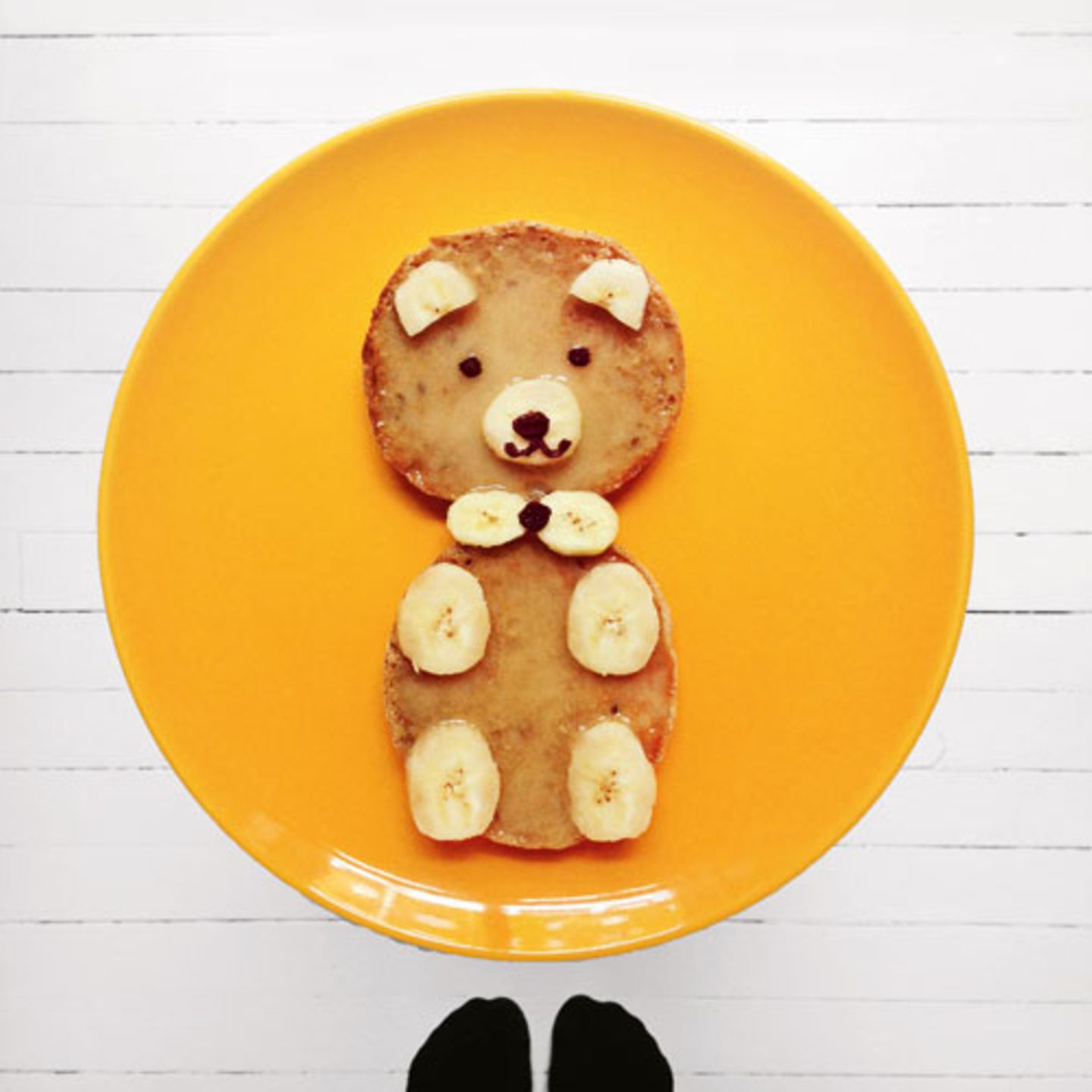 Frühstücken mit Kindern: Supersüßer Bär