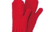 Handschuhe in leuchtenden Farben, die garantiert nicht an der Garderobe vergessen werden! Die Fäustlinge werden mit dreifachem Faden gestrickt und sind so schnell fertig, dass auch das Patenkind und die Cousine noch bestellen dürfen. Zur Strickanleitung: Fäustlinge für Kinder stricken