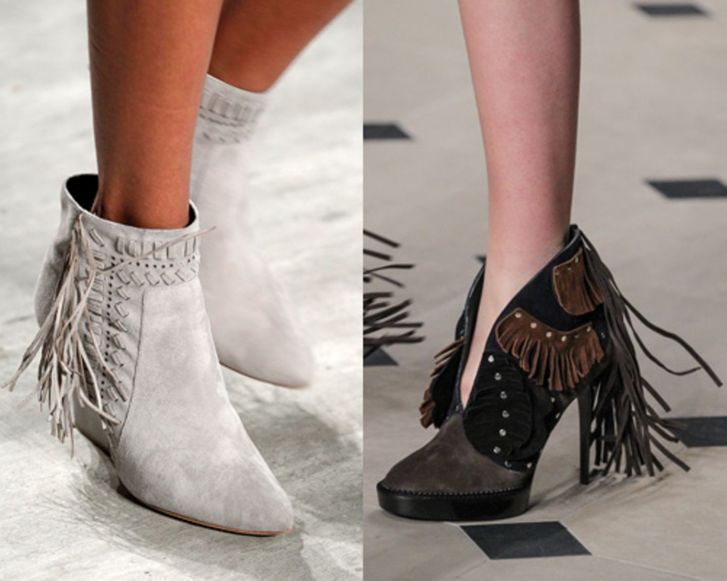 Neue Schuhe für Herbst/Winter 2015: Fransen-Look