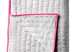 Bloomingville Decke grau pink