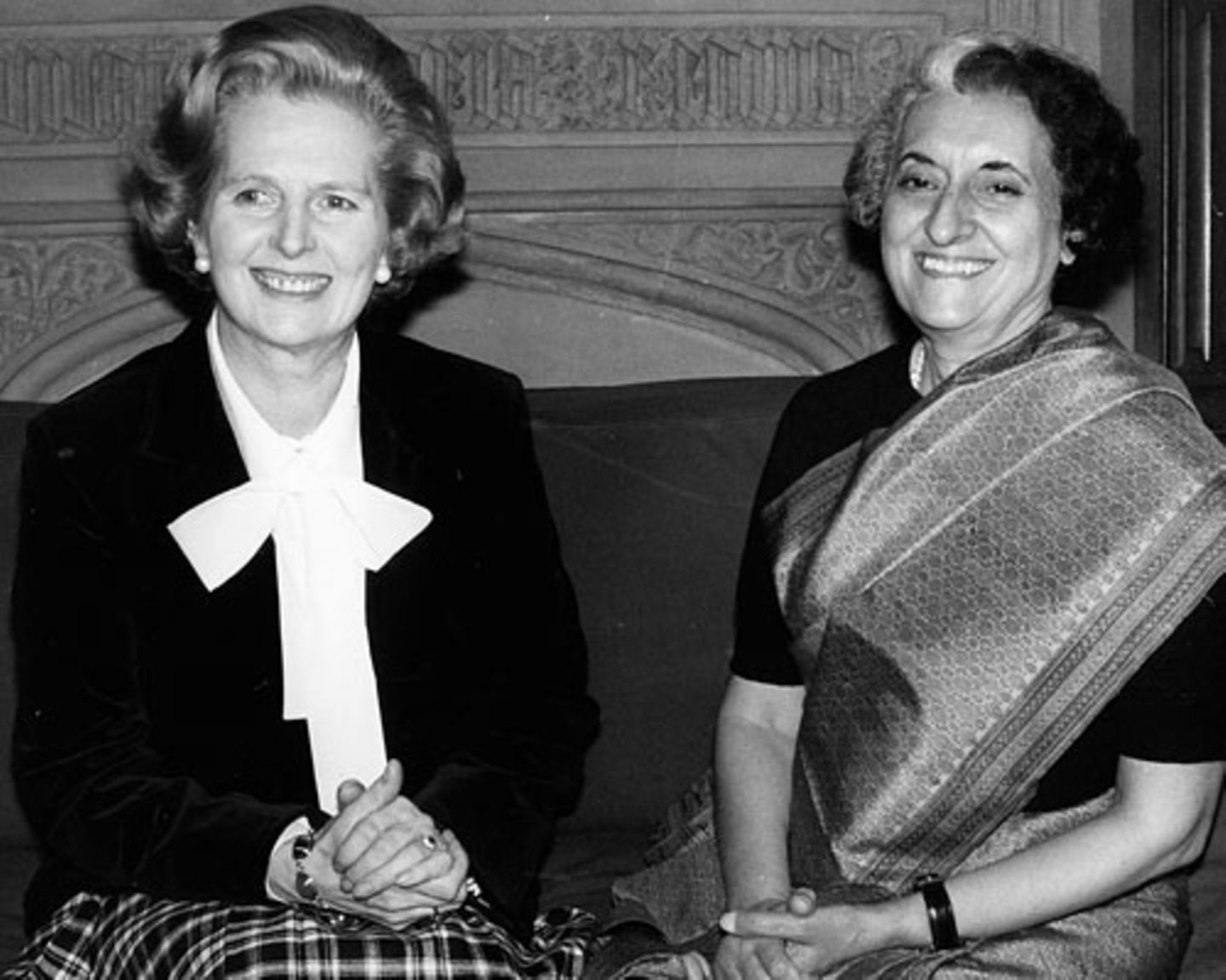 Margaret Thatcher und Indira Ghandi