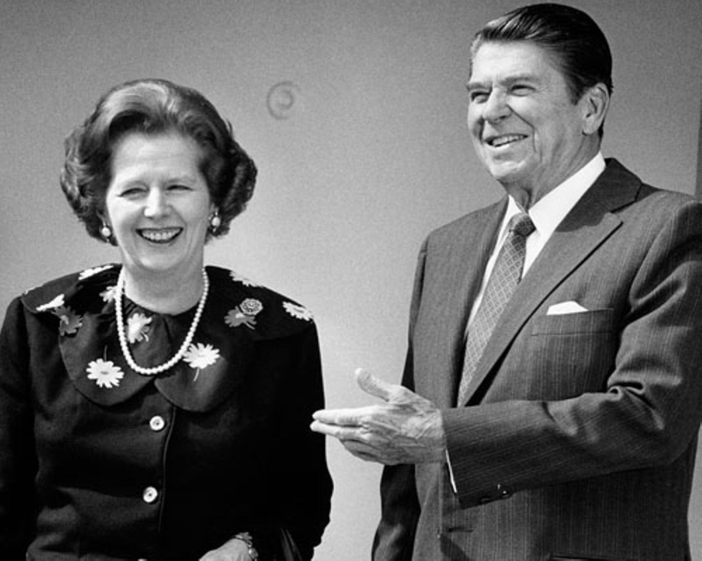 Margaret Thatcher und Ronald Reagan