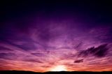 Sonnenuntergang violett