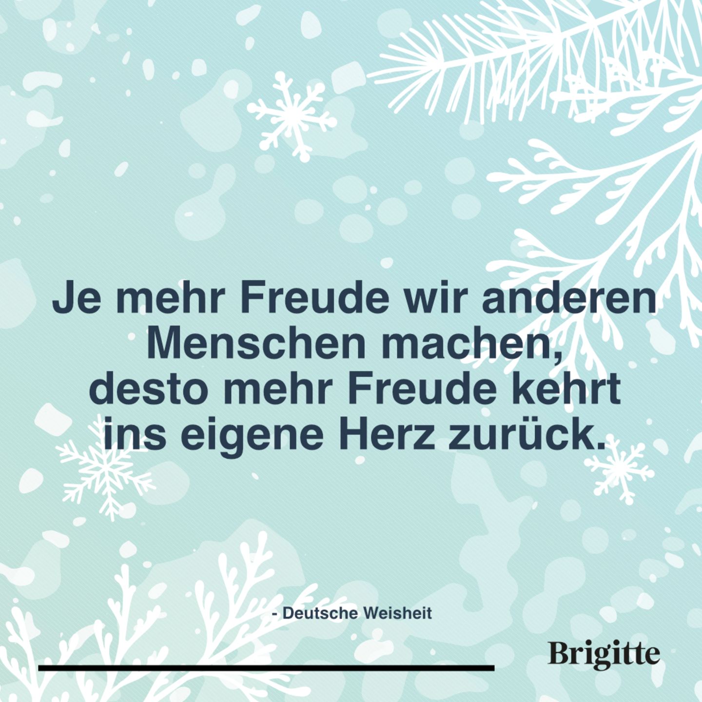 Weihnachtszitate: Deutsche Weisheit