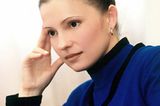 Die Politikerin im Jahr 2002, als ihre Partei im Bündnis mit anderen Parteien als "Blok Juliji Timoschenko" antrat. Sie war neben Juschenko die größte Oppositionsführerin gegen den damals amtierenden Präsidenten Leonid Kutschma.