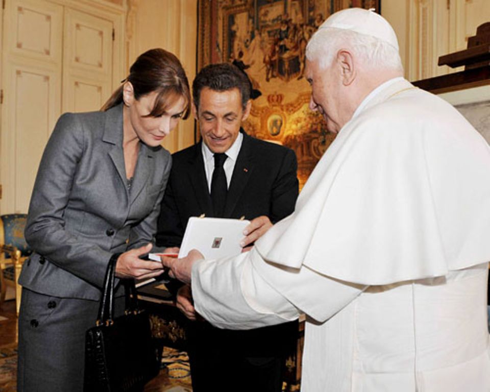 Bruni Sarkozy Papst