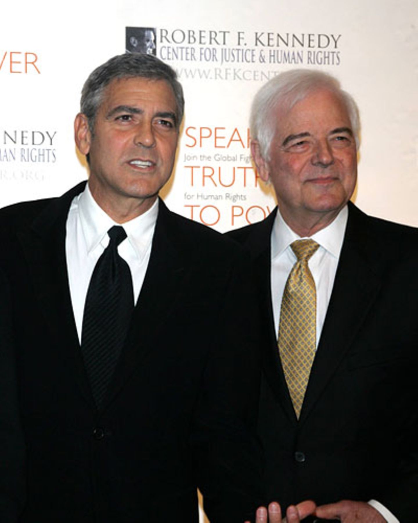 Nick und George Clooney