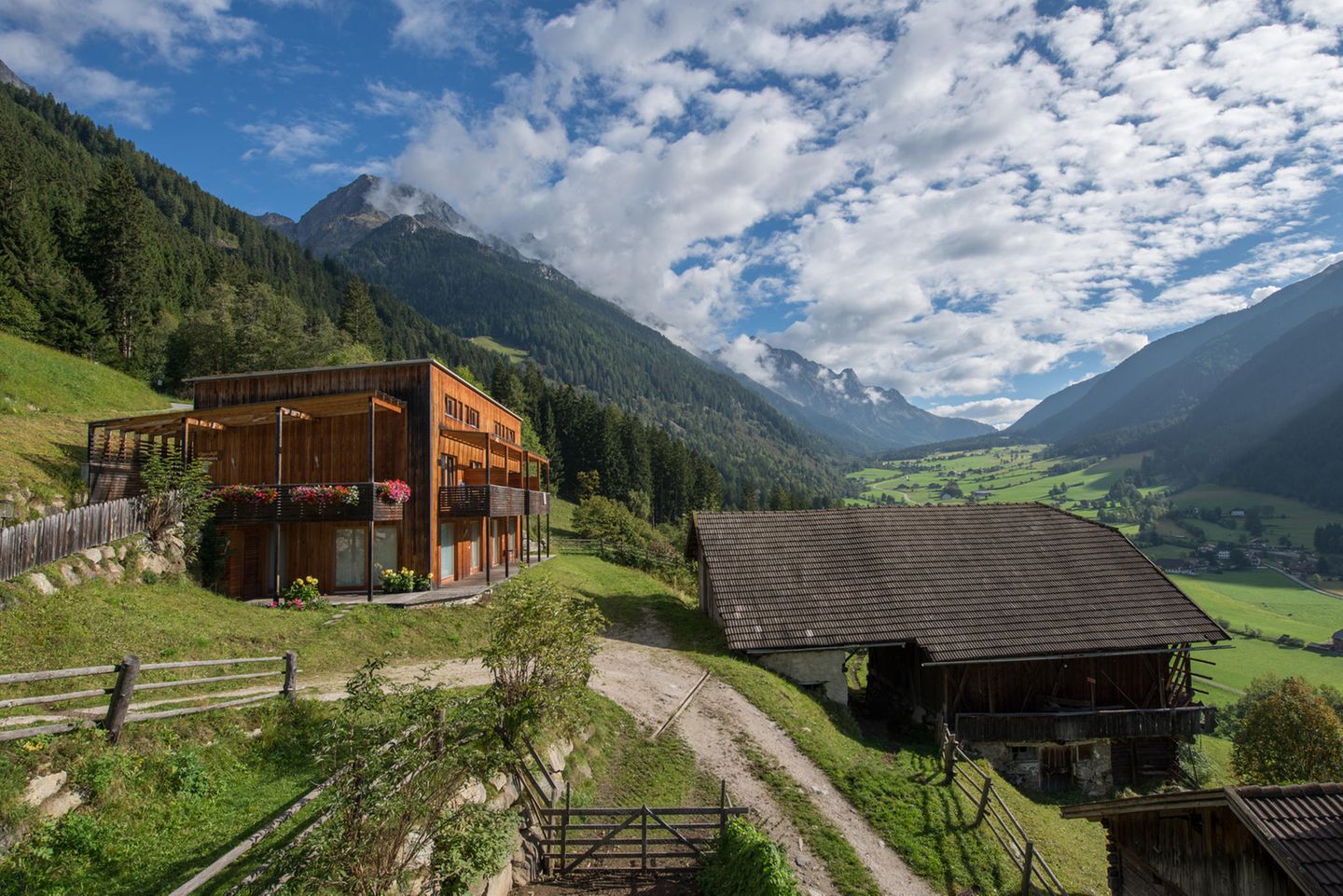 Unterkünfte in Südtirol: Suite mit schönem Garten