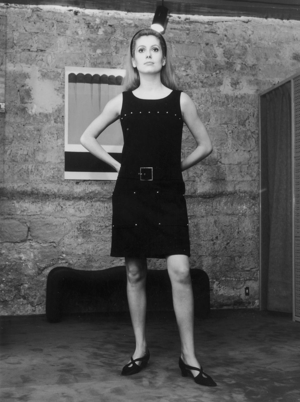 1966: Catherine Deneuve im kleinen Schwarzen