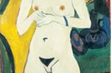 Ernst Ludwig Kirchner: Stehender Akt mit Hut (1910/20)