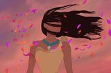 Pocahontas mit realistischer Frisur