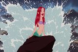 Arielle, die Meerjungfrau, mit realistischer Frisur