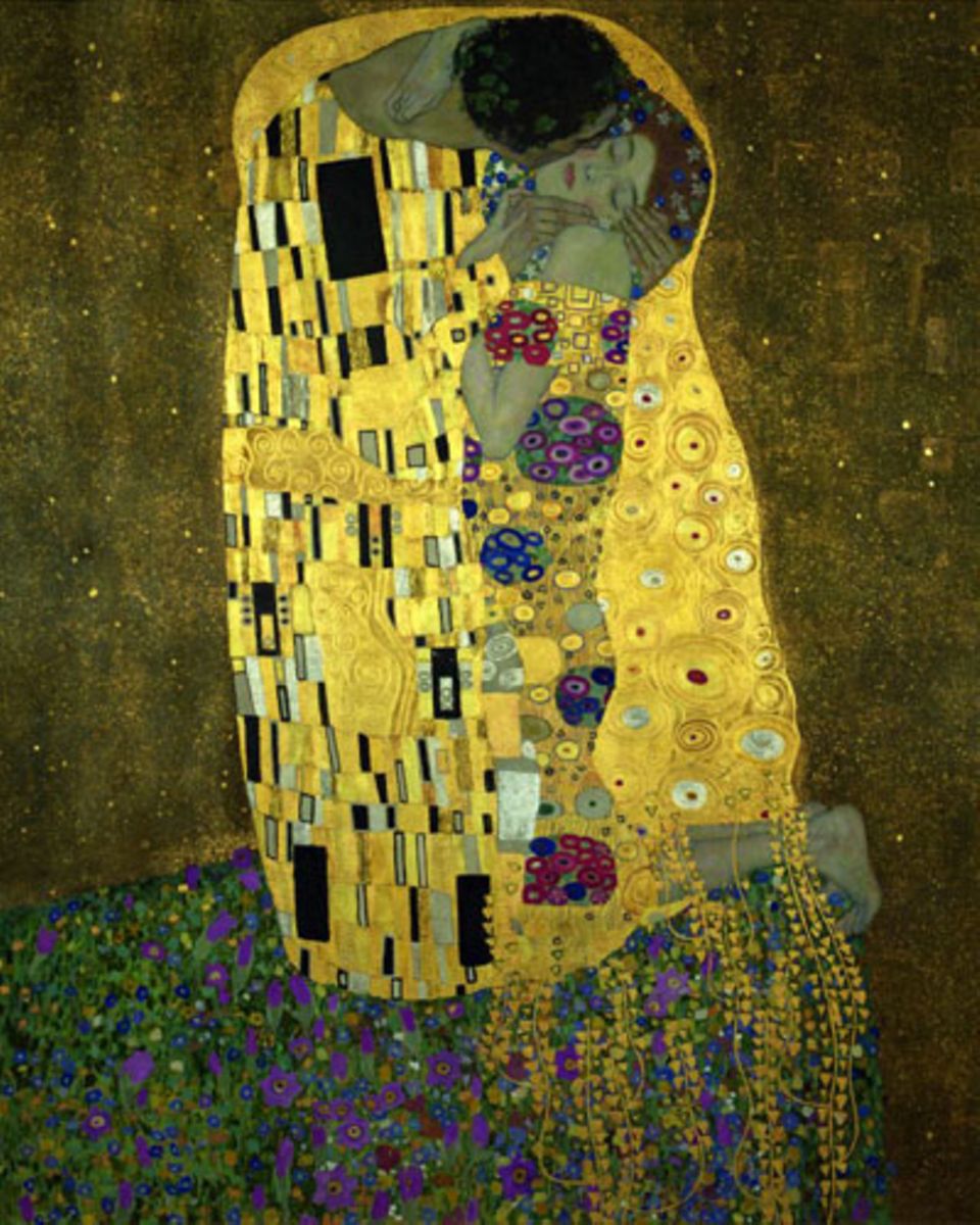 Gustav Klimt: Der Kuss, 1908
