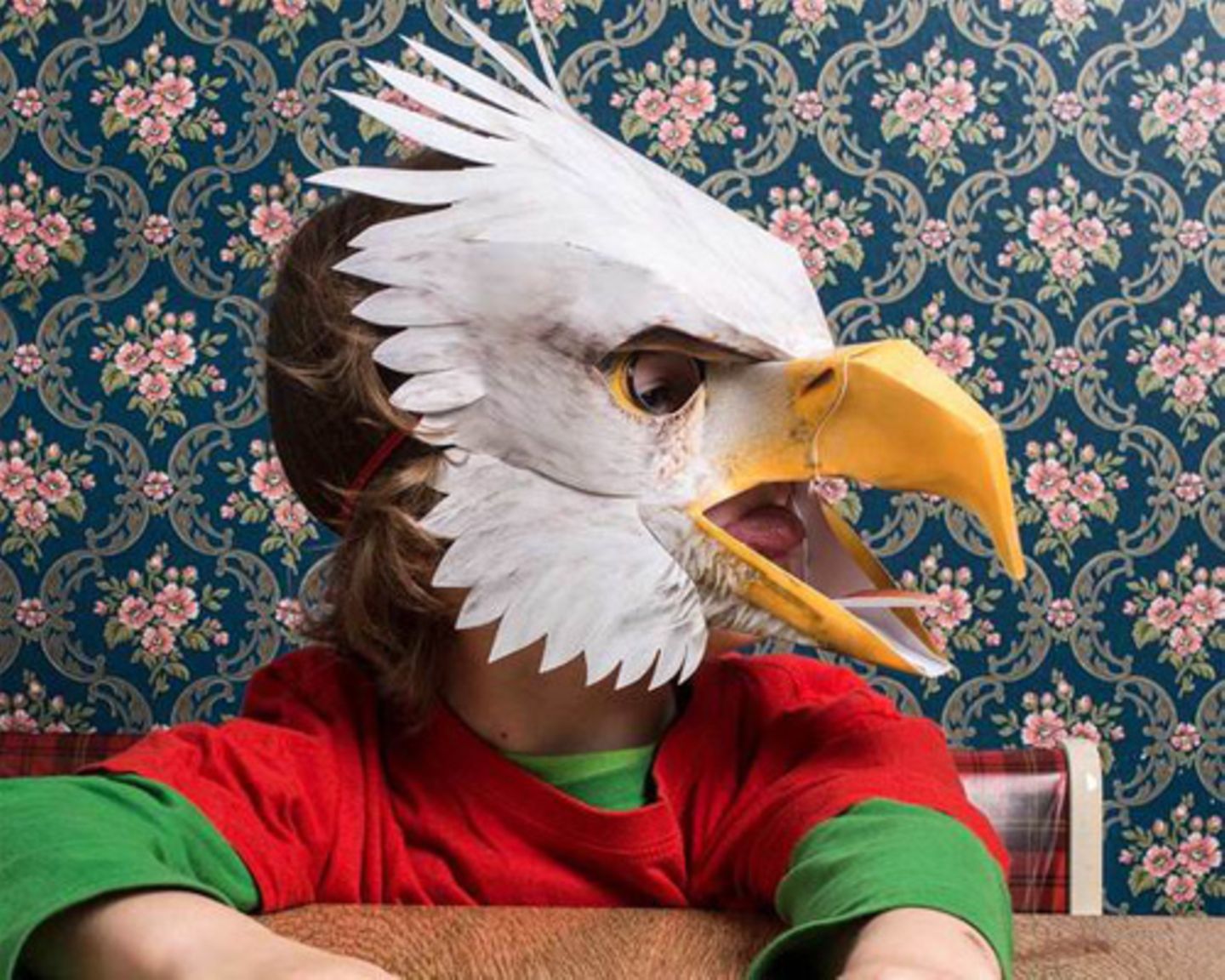 Adlermaske als tierisches Kinderkostüm