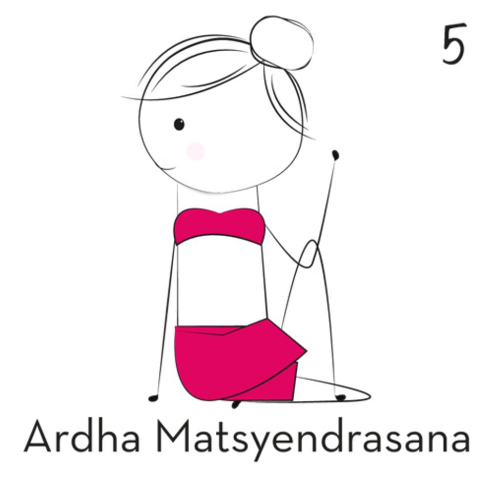 5) Ardha Matsyendrasana (Drehsitz)