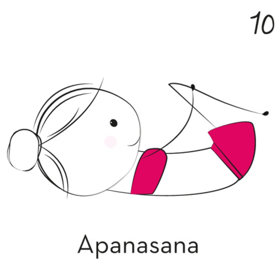 10) Apanasana