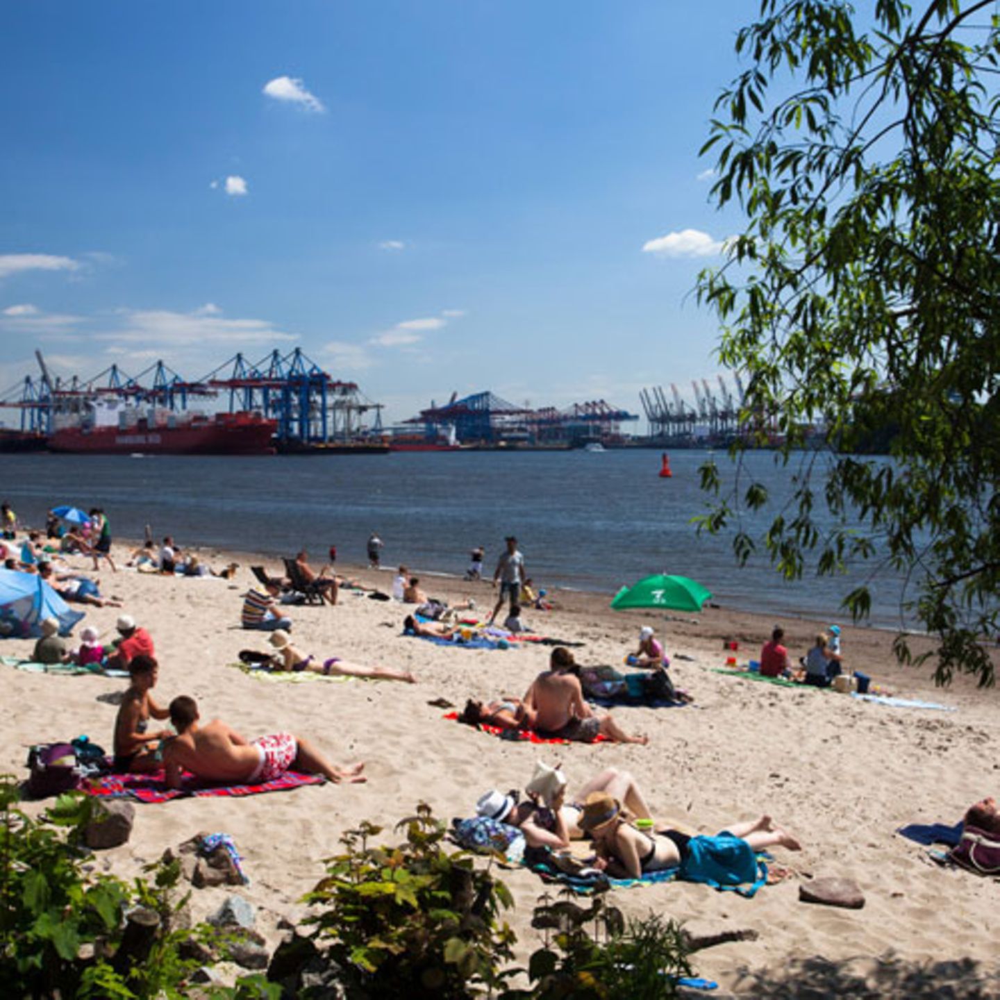 Highlights in Hamburg: 6. Im Sommer an die Elbe