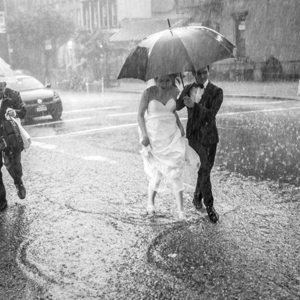 So romantisch kann Regen sein!