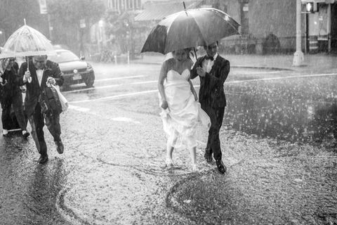 So romantisch kann Regen sein!