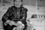 Qualvolle Tradition: Die letzten Frauen Chinas mit "Lotusfüßen"
