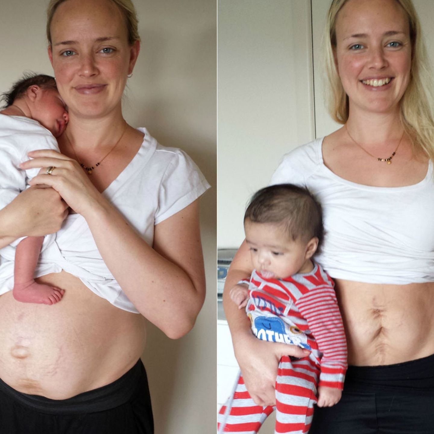 Baby Body So Sieht Ein Bauch Eine Woche Nach Der Geburt Aus Brigitte De