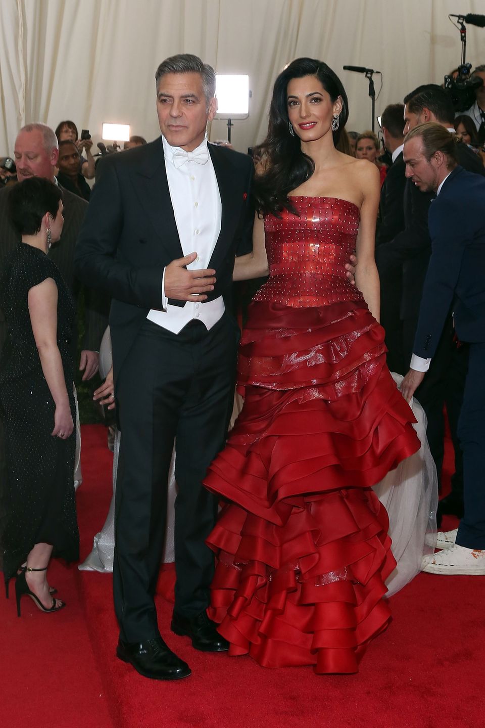 Met Gala 2015: George & Amal Clooney