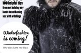 Jon Snow sieht ohnehin schon aus wie ein etwas verfrorener Boygroup-Frontman und passt daher bestens aufs Magazin-Cover.