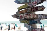 Key West: Am südlichsten Punkt Amerikas ist Havanna näher als Miami. Der Strand im "Fort Zachary State Park" lässt nur wenige Wünsche offen: weißer Sand, Palmen, eine Bar und tosendes Meer.