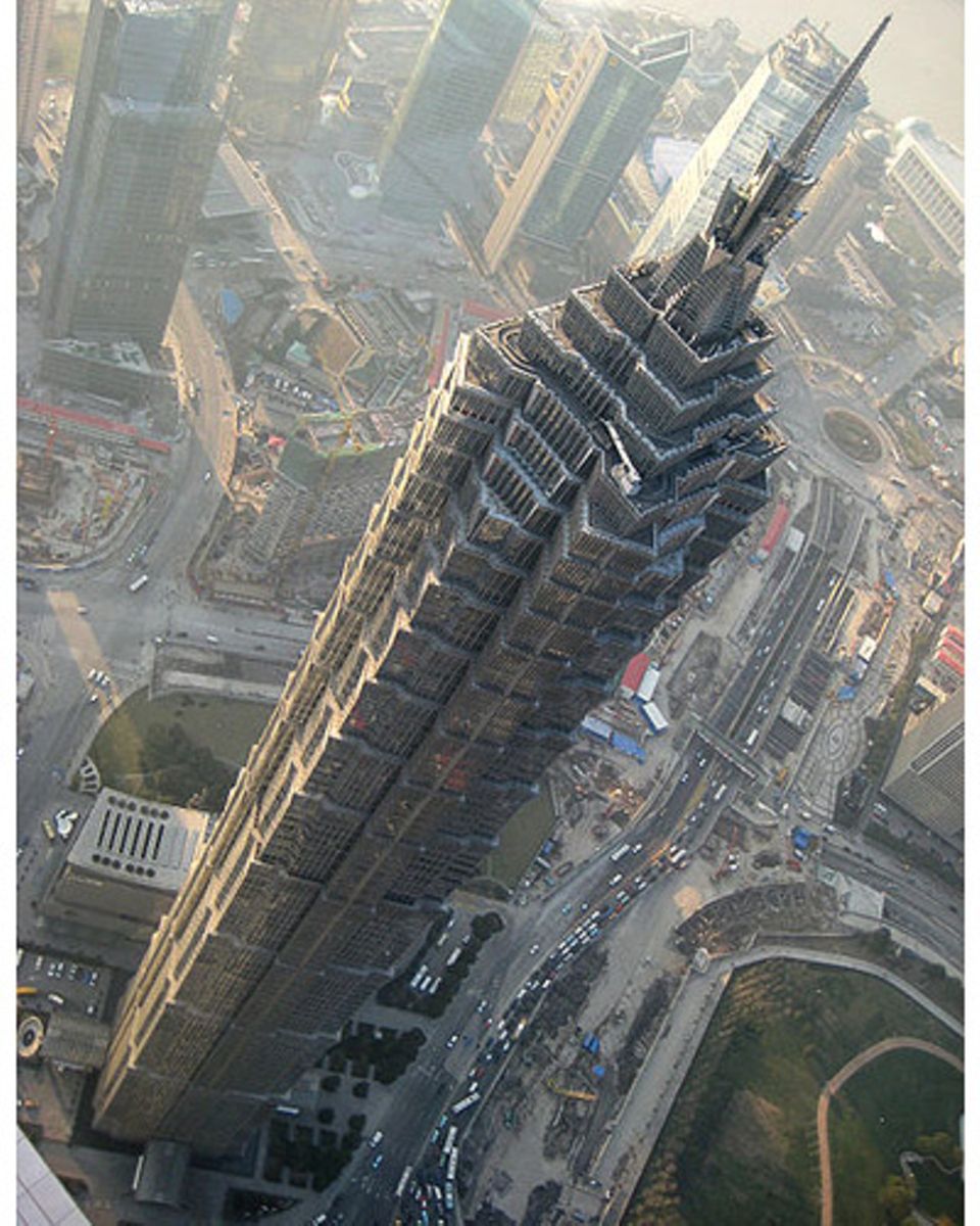 Jin-Mao-Tower in Shanghai/China
