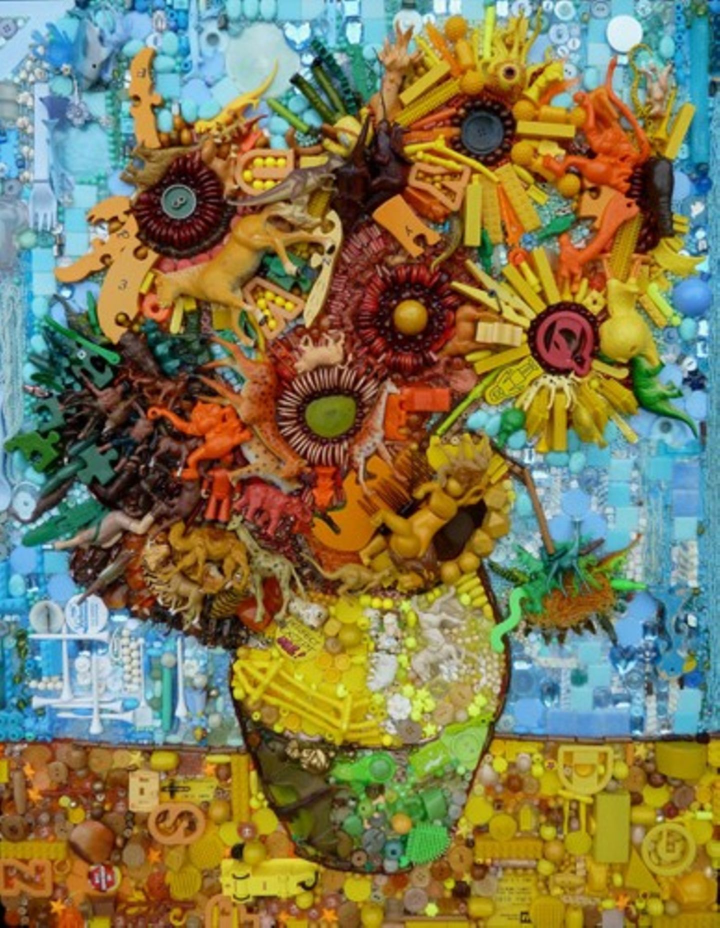 Einer von Perkins Lieblingsstücken: Die "Sonnenblumen" von van Gogh.
