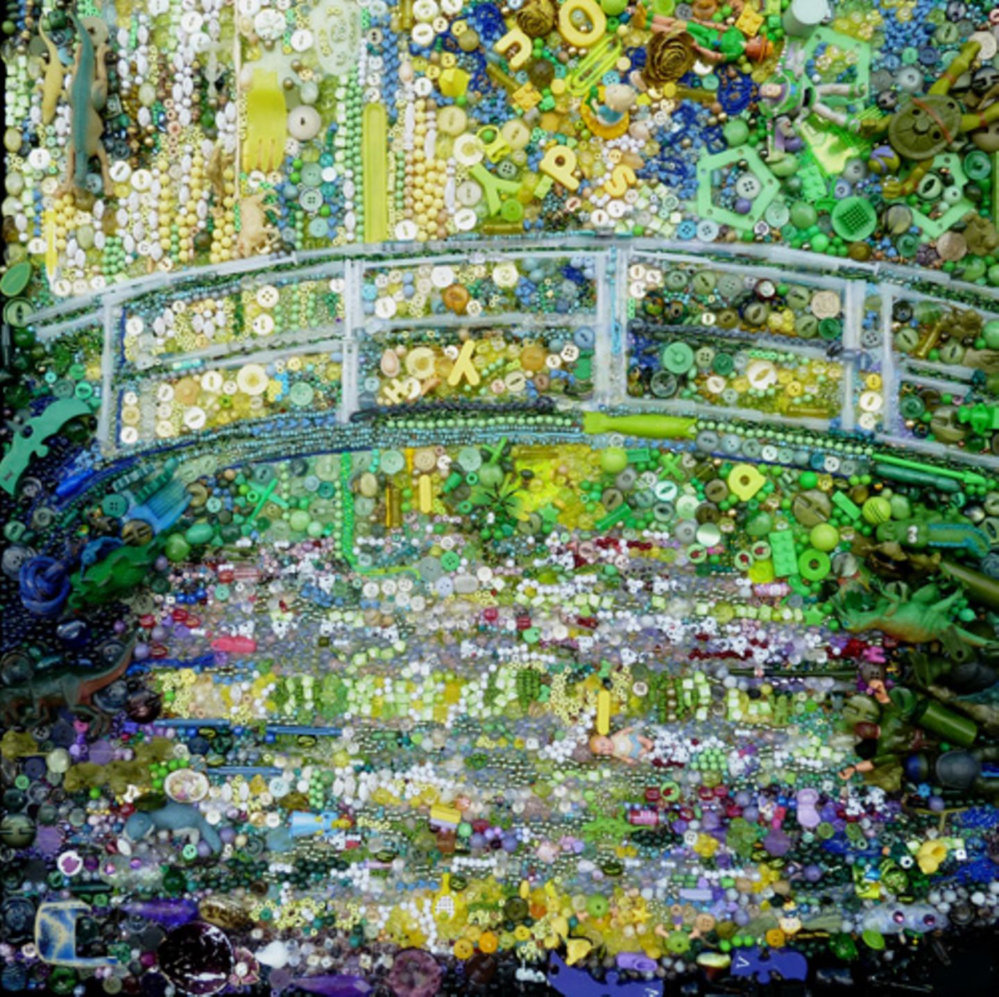 "Die japanische Brücke" von Monet