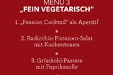 Wer Weihnachten vegetarisch feiern will, freut sich sicher über festliche Ideen - zum Beispiel die hübsch verzierte Grünkohl-Pastete und den weihnachtlichen Salat.    Stressfrei vorbereiten können Sie das 4-Gänge-Menü mit unserem detaillierten Zeitplan zum Herunterladen.