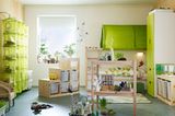 Kinderzimmer grün Ikea