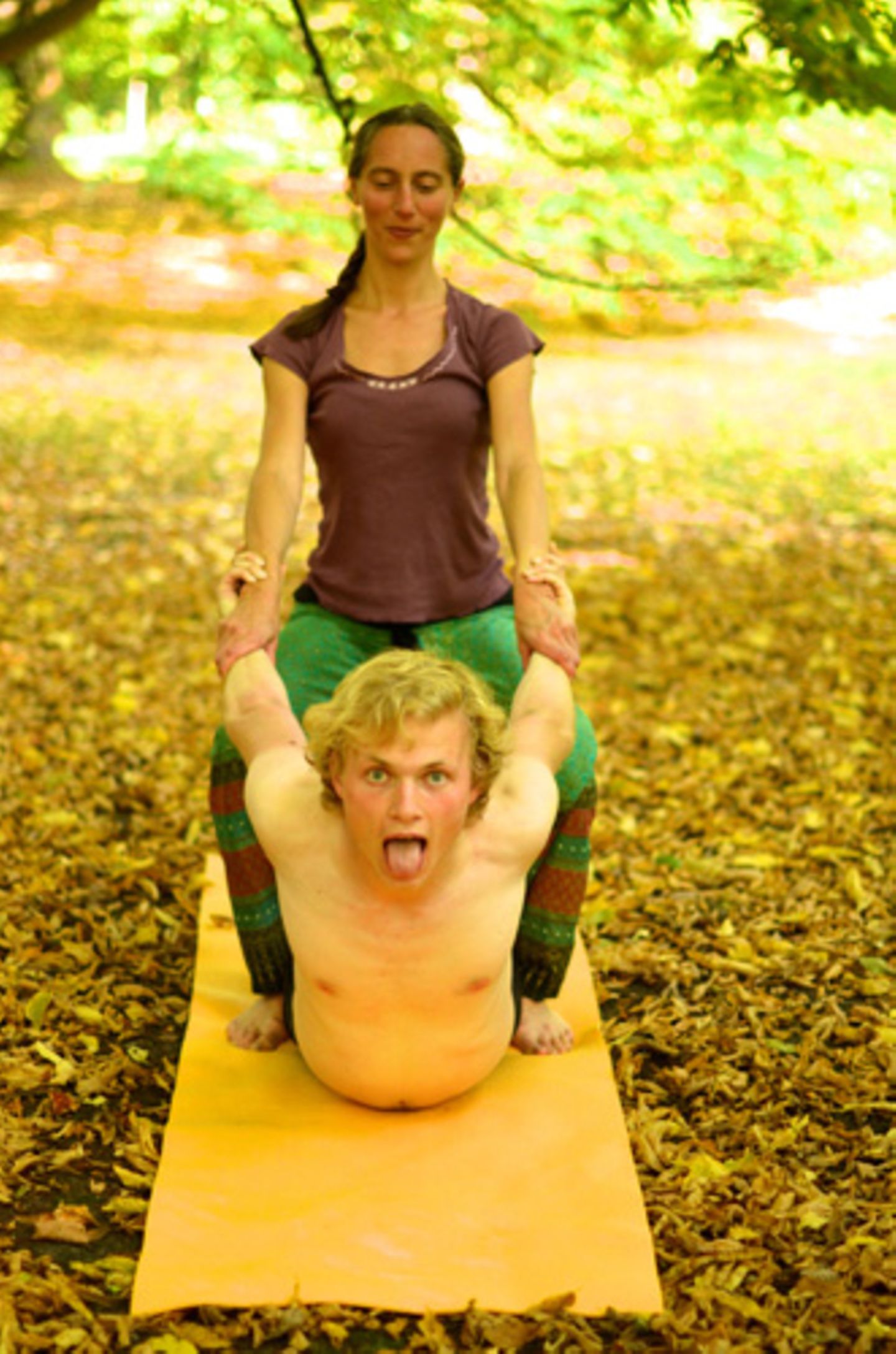 Muss ich schon Erfahrungen im Yoga haben, um diese Massage zu empfangen?