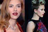 Lange Wellen werden zum Undercut mit Tolle: Scarlett Johansson