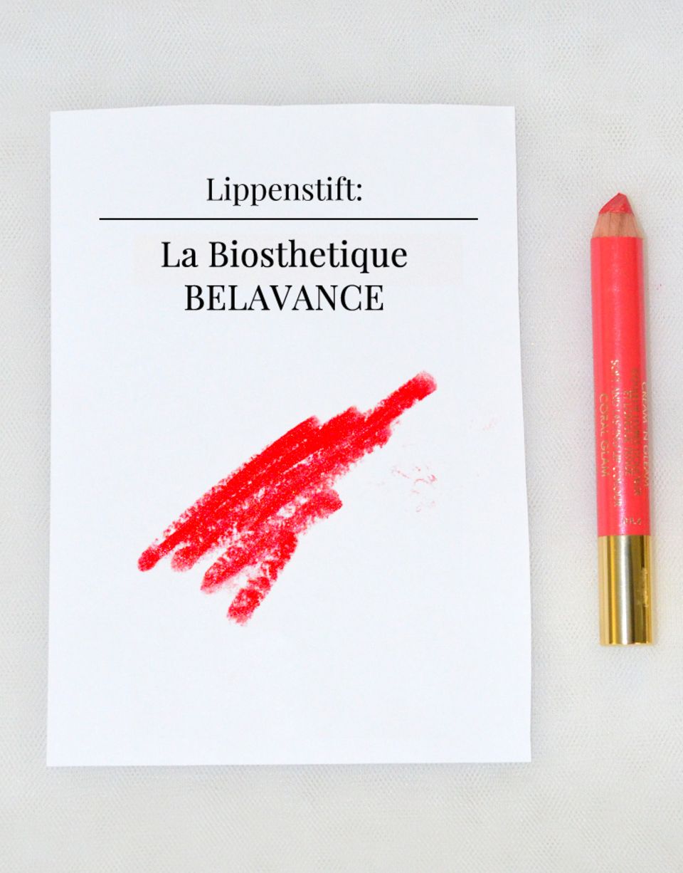 La Biosthetique, Belavance, Farbe Coral Glam, getestet von BRIGITTE Redakteurin Sabine