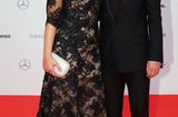 Fußball-Star Philipp Lahm kam in Begleitung seiner Ehefrau und wurde, zusammen mit seinem Teamkollegen Miroslav Klose, mit dem Ehrenpreis der Jury ausgezeichnet.