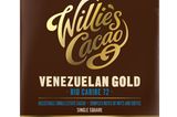 Platz 7: Willie's Cacao, Venezuelan Gold, Rio Caribe (72 Prozent) Preis pro 100 Gramm: circa 6 Euro Bewertung: bitter, herb, sehr kräftig, erdig, leicht säuerlich, trocken-pudrig