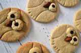 Eulen-Cookies mit Hafer und Orange