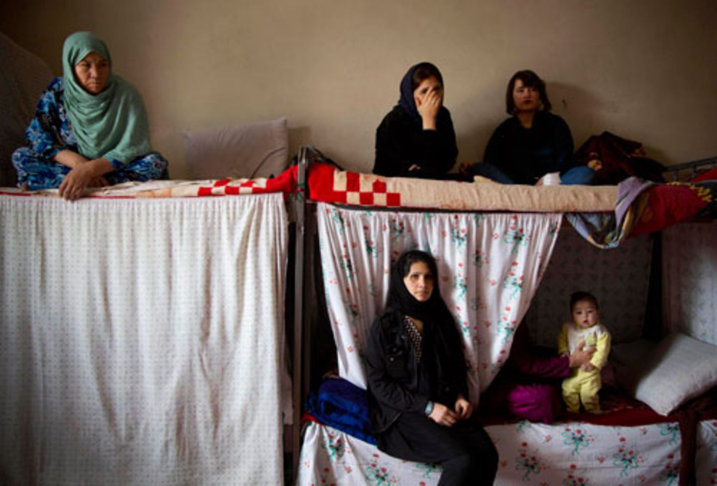 Im März 2013 besucht Anja Niedringhaus gefangengenommene Frauen im Gefängnis Badam Bagh in Kabul.