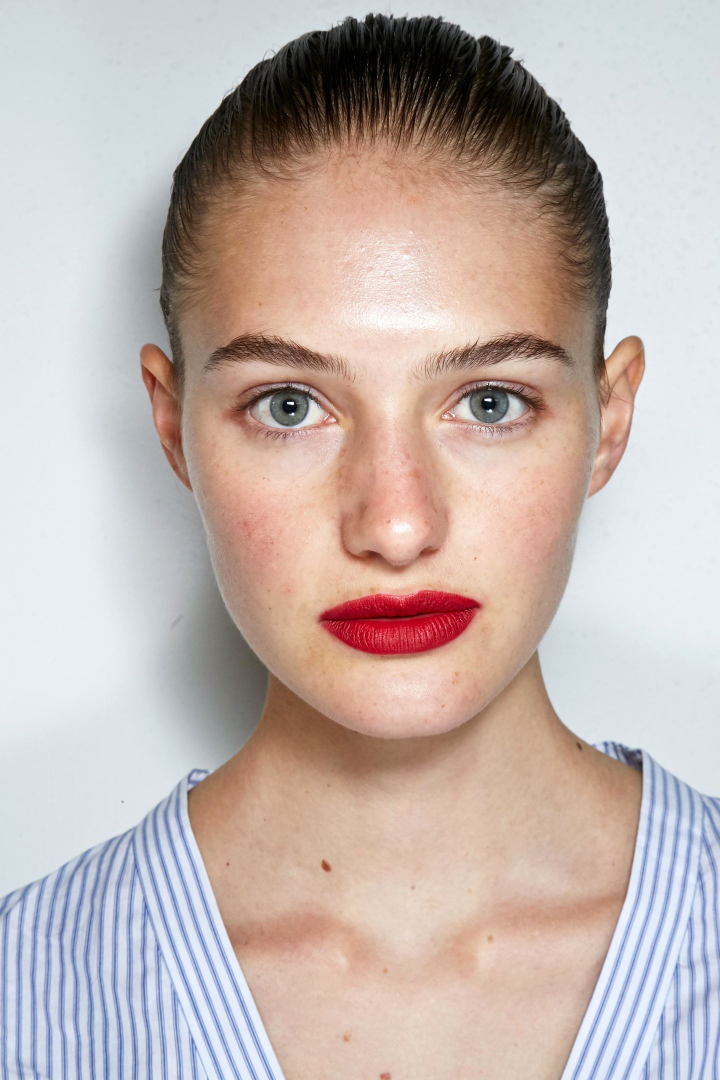 Make-up Trends 2017: Roter Lippenstift bei Jason Wu