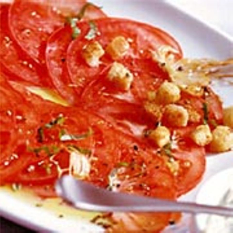 Marinierte Tomaten mit Remoulade