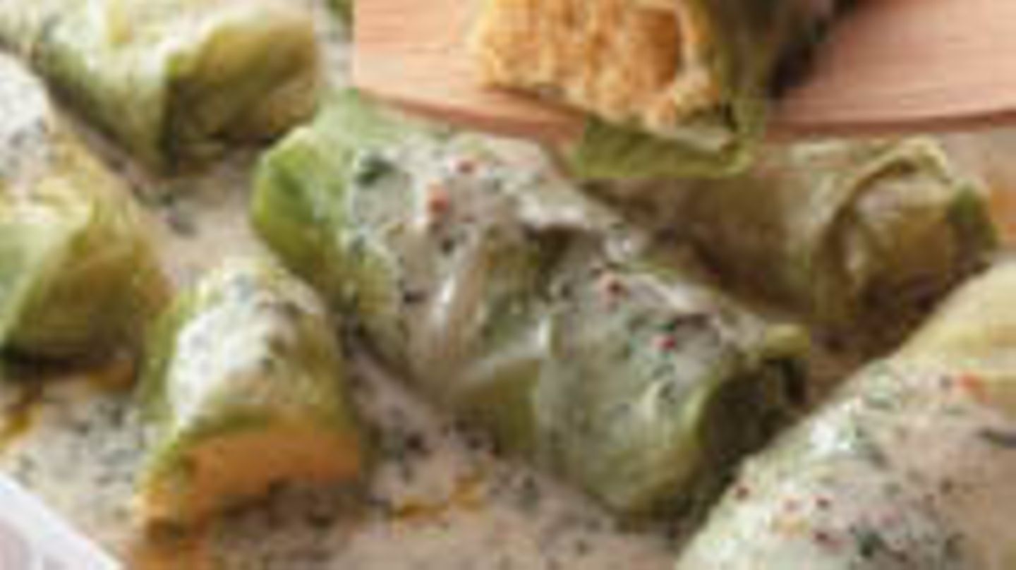 Kohlröllchen mit Kerbelsahne | BRIGITTE.de