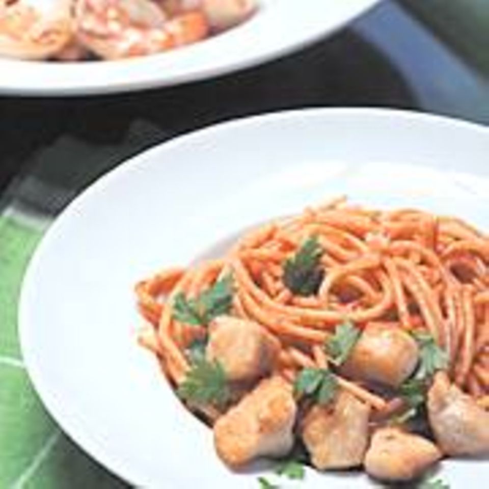 Tomatisierte Spaghetti