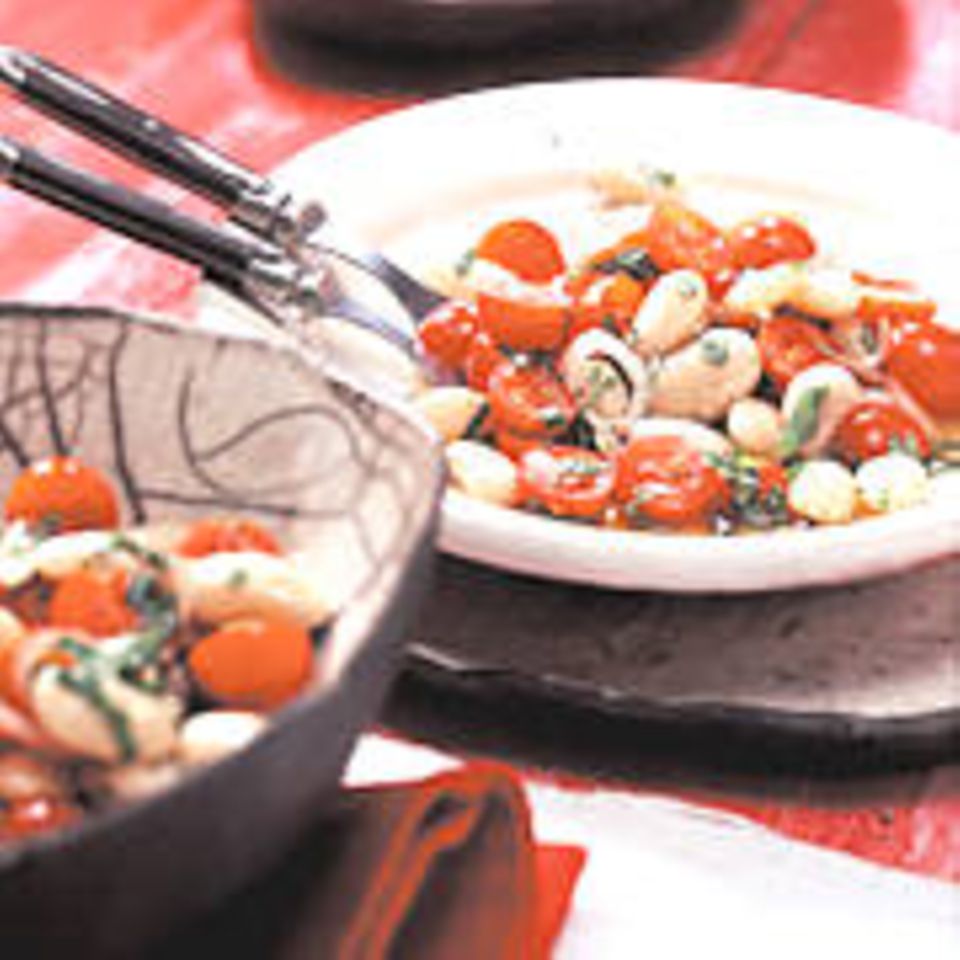 Kirschtomaten-Bohnen-Salat