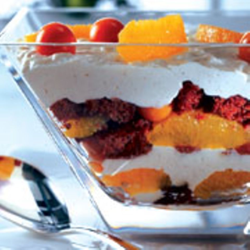 Orangen-Lebkuchen-Trifle | BRIGITTE.de