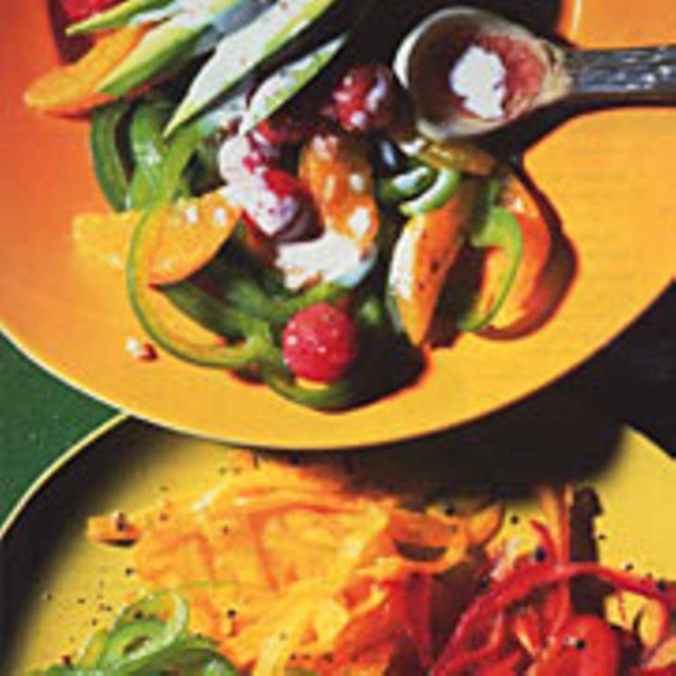 Fruchtiger Paprika-Avocado-Salat