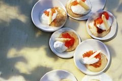 Blini mit Spargelcreme Blini mit Spargelcreme